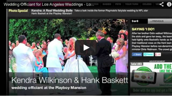 Wedding Officiant for Los Angeles Weddings - Los Angeles Marriage License