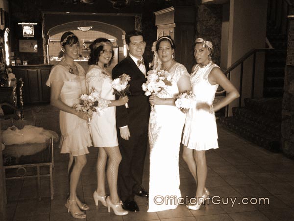 Fun "Great Gatsby" Themed Wedding