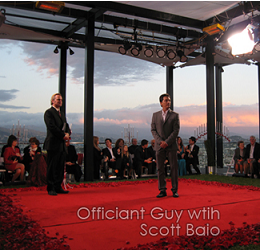 Marriage officiant for the Los Angeles wedding of celebrity Scott Baio on VH1