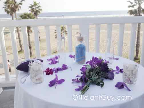 Sand Ceremony Unity for Southern California Beach Weddings