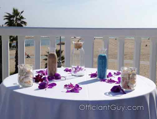 Sand Wedding Ceremony Beach Officiants