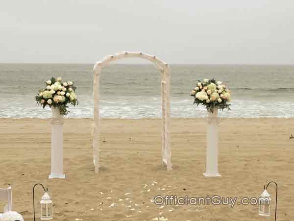 Beautiful Southern California Beach Wedding