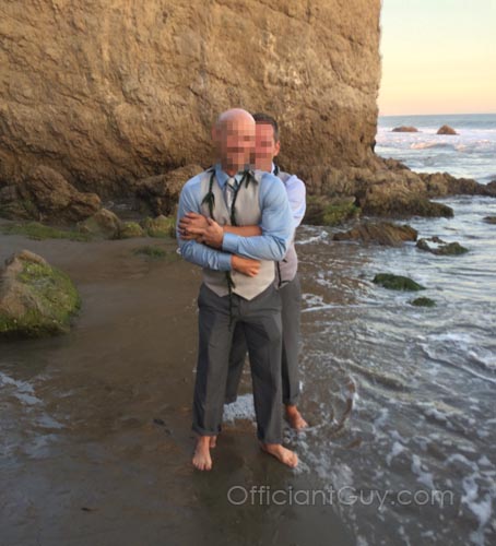 Gay weddings are often a reason to want a private wedding ceremony.