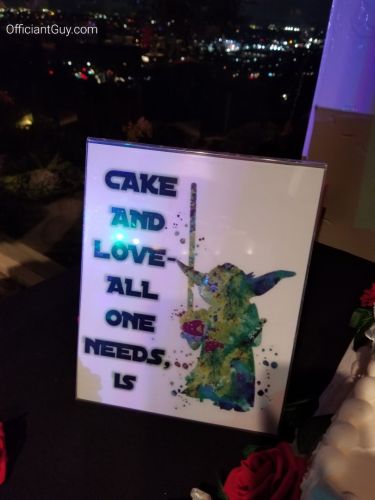 star wars yoda wedding cake idea