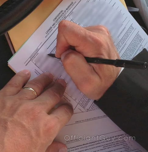 California confidential marriage license